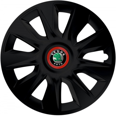 KRYTY KOLIES PRE ŠKODA 13" STRATOSZ RR black 4ks